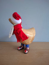 Load image into Gallery viewer, DCUK DUCKY Rudolph Boots Christmas Wooden Duck Named PRANCER
