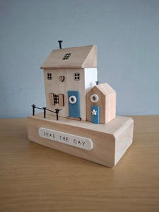 Coastal Wooden House Decoration
