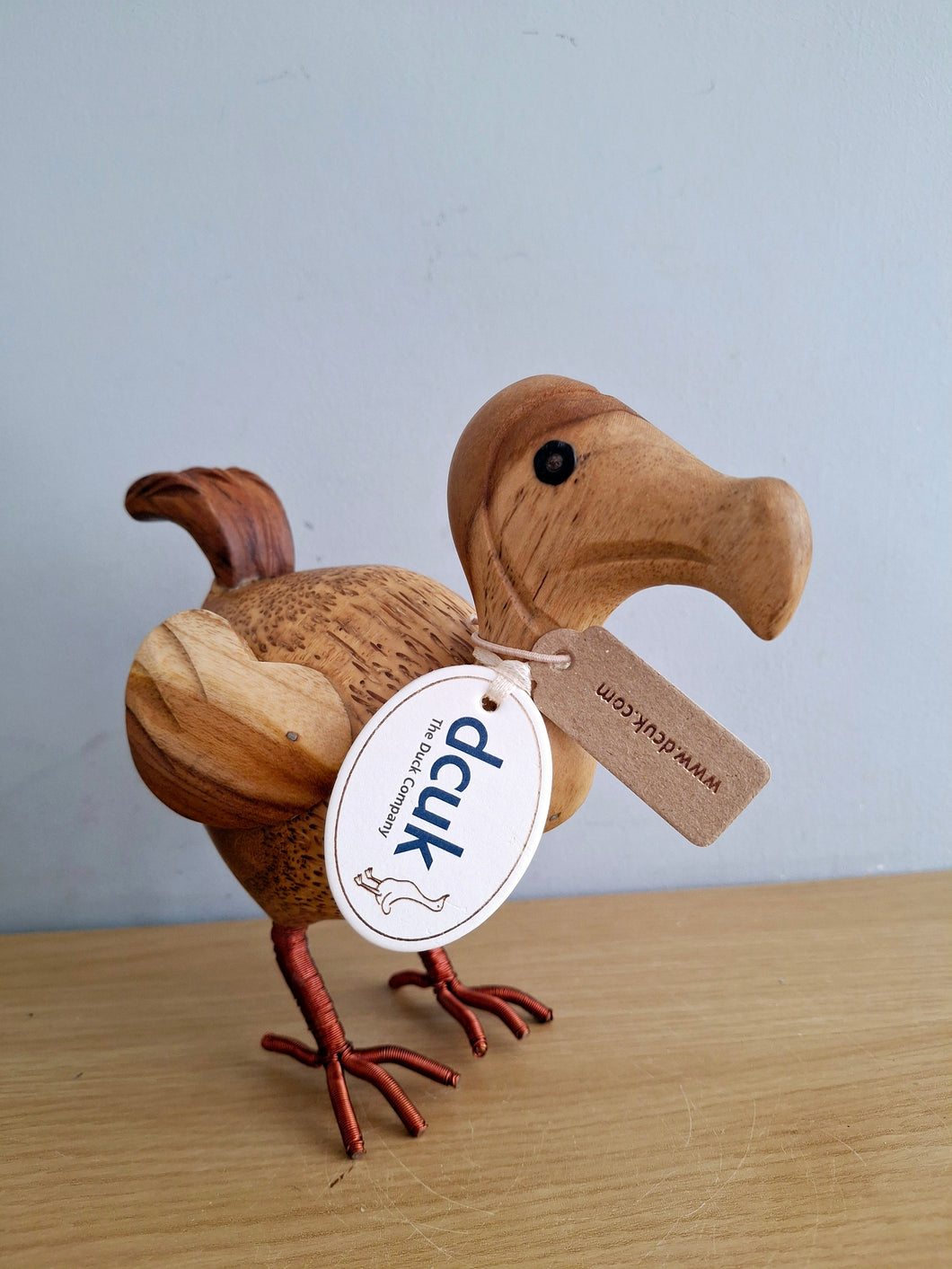 DCUK Natural Wooden DODO BIRD Named PETER