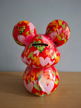 Load image into Gallery viewer, Pomme Pidou MARTHA MOUSE Money Box Decoupage Ceramic Piggy Bank With Stopper NEW
