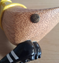 Load image into Gallery viewer, DCUK Football Wooden Duckling Duck Named SCOTT Wearing Yellow New
