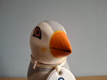 Load image into Gallery viewer, DCUK Puffings Baby Wooden Puffin Bird Named GARY Coastal Ornament
