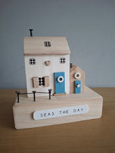 Load image into Gallery viewer, Coastal Wooden House Decoration
