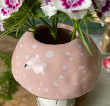 Load image into Gallery viewer, House of Disaster PINK FORAGE MUSHROOM VASE
