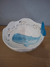 Load image into Gallery viewer, House of Disaster Novelty By The Sea Whale Bowl Porcelain Gift
