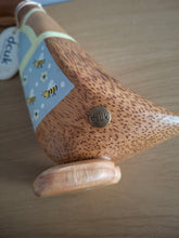 Load image into Gallery viewer, DCUK BUZZY DUCK Honey Baker DUCK Wooden Duckling Named AVA Mothers Day Gift
