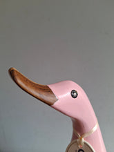 Load image into Gallery viewer, DCUK Pink Wooden Duckling Duck Named AVA New
