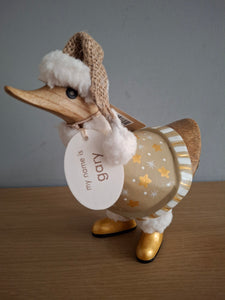 DCUK DUCKY GILDED CARAMEL DUCK NAMED GARY New Christmas 2025
