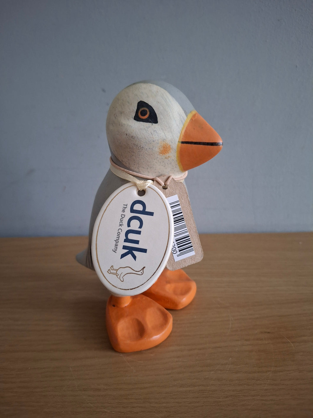 DCUK Puffings Baby Wooden Puffin Bird Named ABIGAIL   Coastal Gift Ornament NEW