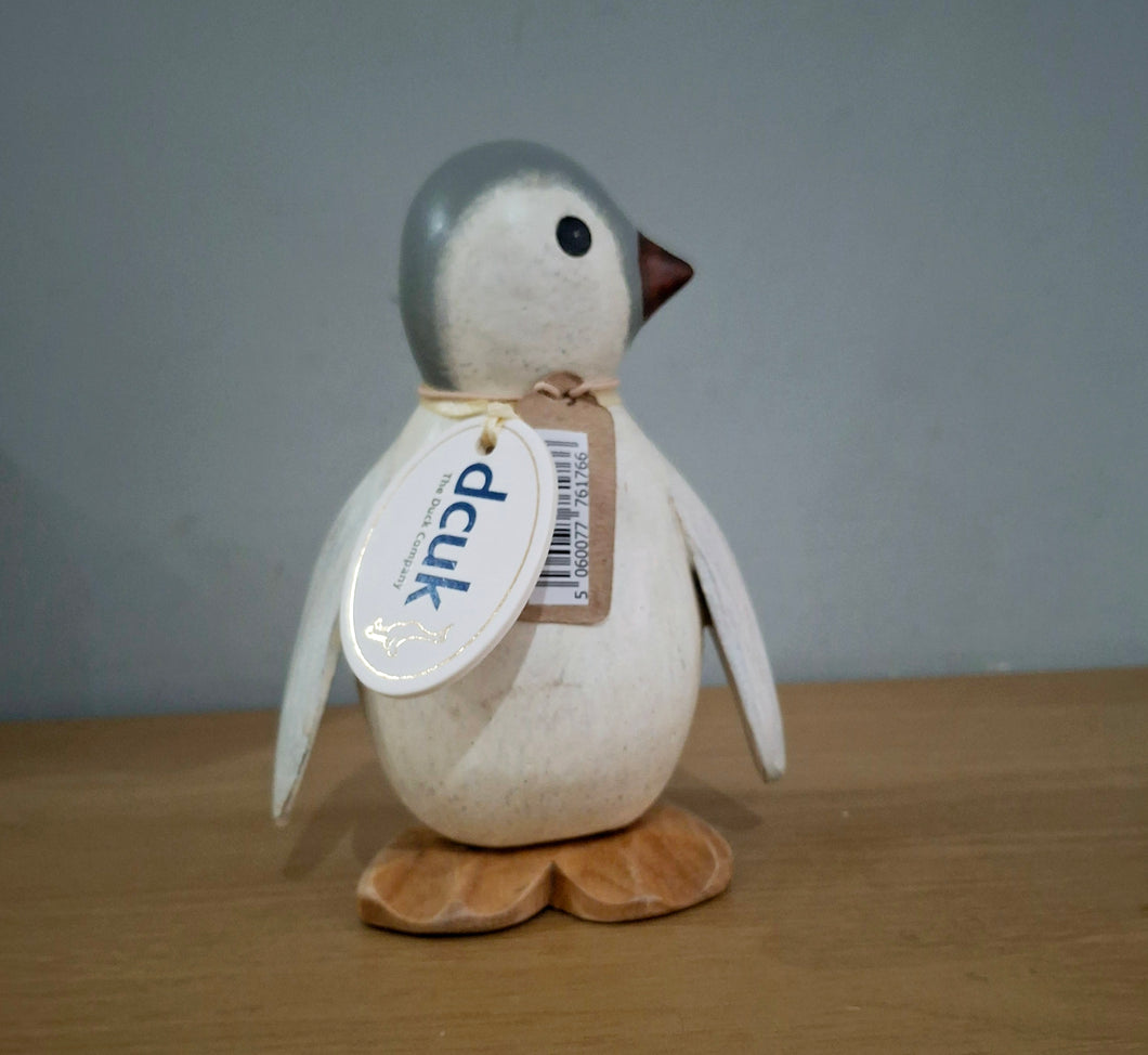 DCUK Baby Emperor Penguin Named TALLULLAH Wooden Penguin Gift 14cm