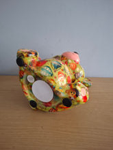 Load image into Gallery viewer, Pomme Pidou TOTO TEDDY BEAR Money Box Green Decoupage Ceramic Piggy Bank With Stopper
