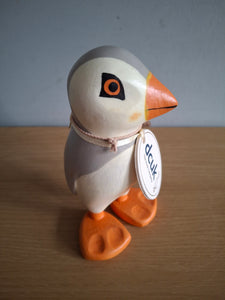 DCUK Puffings Baby Wooden Puffin Bird Named GARY Coastal Ornament