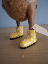 Load image into Gallery viewer, DCUK Jolly Frog Yellow Spotty Boots
