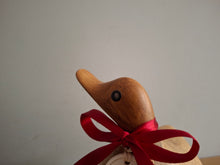 Load image into Gallery viewer, DCUK Wooden Ducky Duck Wild Strawberry Boots Named GRAHAM
