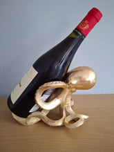 Load image into Gallery viewer, OCTOPUS Wine Bottle Holder McGowan and Rutherford Gold Effect Detailed Octopus Design (Copy)
