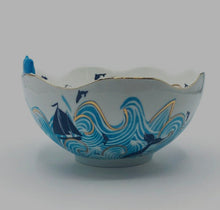 Load image into Gallery viewer, House of Disaster Novelty By The Sea Whale Bowl Porcelain Gift
