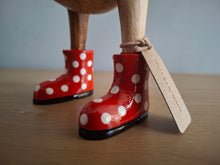 Load image into Gallery viewer, DCUK Jolly Frog Red Spotty Boots
