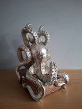 Load image into Gallery viewer, OCTOPUS Pair of Bookends McGowan and Rutherford SilverEffect Detailed Octopus Design
