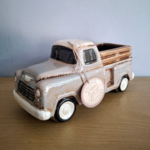 Load image into Gallery viewer, Truck Flower Plant Pot Planter Village Pottery Fathers Day Gift
