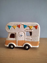 Load image into Gallery viewer, MOTORHOME Ceramic Tea Light Holder Gift by Quay Traders
