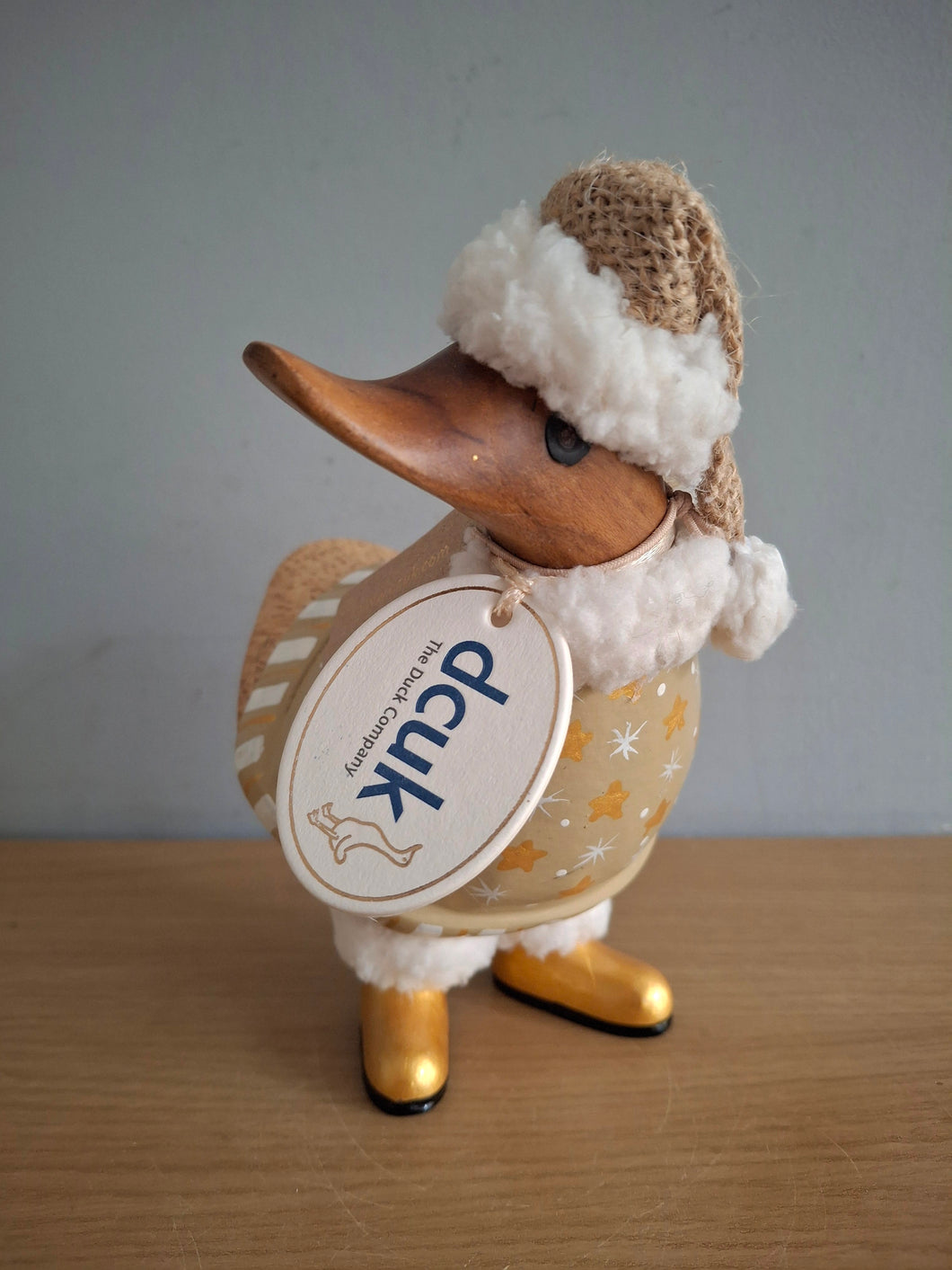 DCUK DUCKY GILDED CARAMEL DUCK NAMED PETER New Christmas 2025