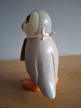 Load image into Gallery viewer, DCUK Puffings Baby Wooden Puffin Bird Named CARTER  Coastal Ornament
