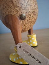 Load image into Gallery viewer, DCUK Jolly Frog Yellow Spotty Boots
