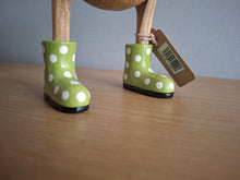 Load image into Gallery viewer, DCUK Jolly Frog Green Spotty Boots
