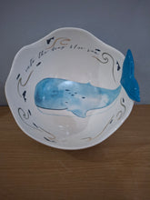 Load image into Gallery viewer, House of Disaster Novelty By The Sea Whale Bowl Porcelain Gift
