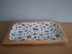 Sea Creatures Coastal Serving Tray