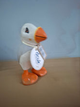 Load image into Gallery viewer, DCUK Puffings Baby Wooden Puffin Bird Named PETER Coastal Ornament

