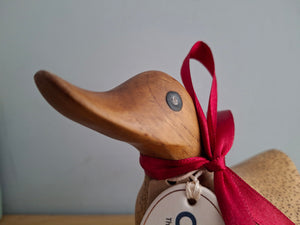 DCUK Wooden Ducky Duck Wild Strawberry Boots Named FREDDIE