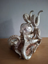 Load image into Gallery viewer, OCTOPUS Pair of Bookends McGowan and Rutherford SilverEffect Detailed Octopus Design
