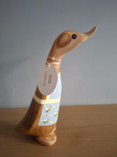 Load image into Gallery viewer, DCUK BUZZY DUCK Honey Baker DUCK Wooden Duckling Named AVA Mothers Day Gift
