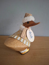 Load image into Gallery viewer, DCUK DUCKY GILDED CARAMEL DUCK NAMED PETER New Christmas 2025
