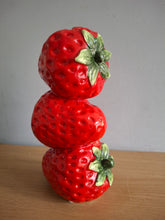 Load image into Gallery viewer, McGowan &amp; Rutherford CERAMIC STRAWBERRY STEM VASE Mother Day Gift
