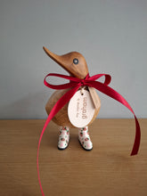 Load image into Gallery viewer, DCUK Wooden Ducky Duck Wild Strawberry Boots Named GRAHAM
