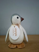 Load image into Gallery viewer, DCUK Baby Emperor Penguin Named TALLULLAH Wooden Penguin Gift 14cm
