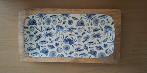 Sea Creatures Coastal Serving Tray