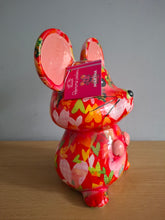 Load image into Gallery viewer, Pomme Pidou MARTHA MOUSE Money Box Decoupage Ceramic Piggy Bank With Stopper NEW
