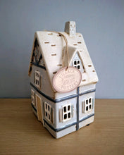 Load image into Gallery viewer, Village Pottery TUDOR HOUSE Tea Light Holder Ceramic Gift
