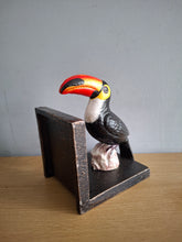 Load image into Gallery viewer, BOOKENDS Cast Iron Antiqued Toucan Bookends McGowan &amp; Rutherford
