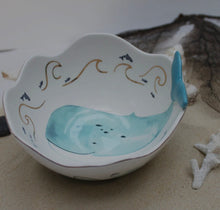 Load image into Gallery viewer, House of Disaster Novelty By The Sea Whale Bowl Porcelain Gift
