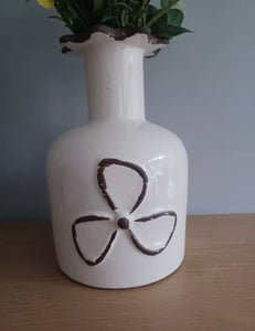 CERAMIC VASE By Quay Traders Nautical  Propella Design Novelty Gift