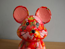 Load image into Gallery viewer, Pomme Pidou MARTHA MOUSE Money Box Decoupage Ceramic Piggy Bank With Stopper NEW
