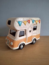 Load image into Gallery viewer, MOTORHOME Ceramic Tea Light Holder Gift by Quay Traders

