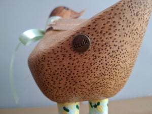 DCUK Wooden Ducky Duck Lemon Boots Named NELSON