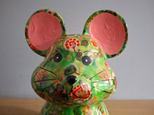 Load image into Gallery viewer, Pomme Pidou MARTHA MOUSE Money Box Decoupage Ceramic Piggy Bank With Stopper NEW
