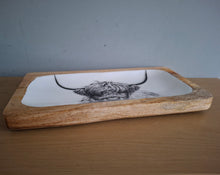 Load image into Gallery viewer, Highland Cow Serving Tray
