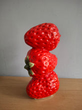 Load image into Gallery viewer, McGowan &amp; Rutherford CERAMIC STRAWBERRY STEM VASE Mother Day Gift

